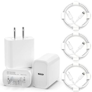 3 Pack Apple MFi Certified iPhone Charger Cable